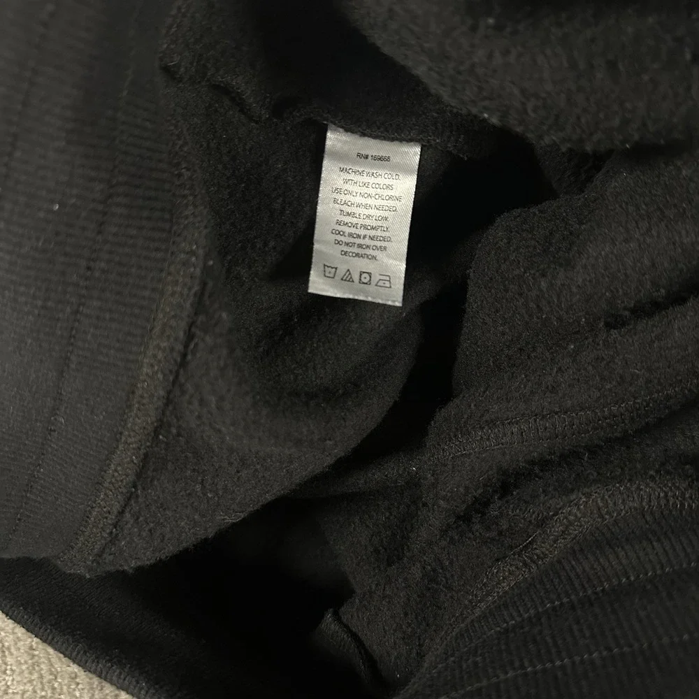 GOAT USA Mens Joggers Black Fleece Sweatpants Embroidered Logo‎ Size XL
